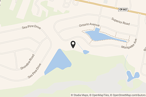 Map with location marker