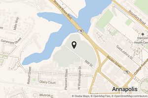 Map with location marker