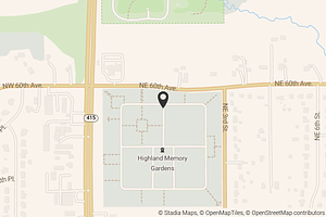 Map with location marker