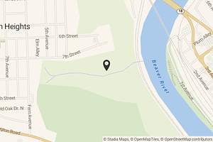 Map with location marker