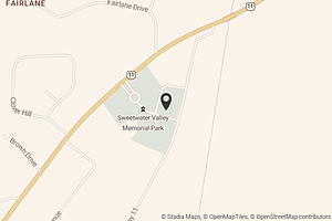 Map with location marker