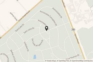 Map with location marker