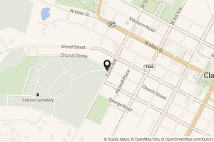 Map with location marker