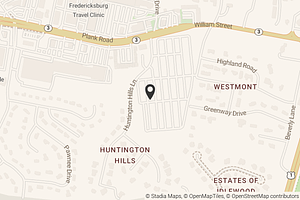 Map with location marker