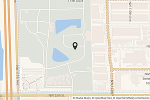 Map with location marker