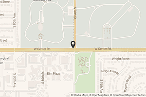 Map with location marker