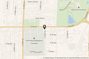 Map with location marker