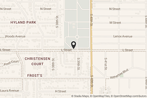 Map with location marker