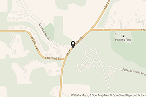 Map with location marker