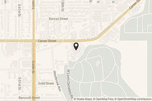 Map with location marker