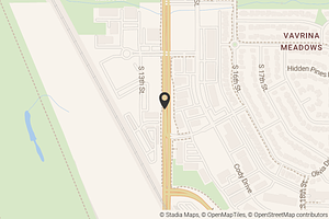 Map with location marker