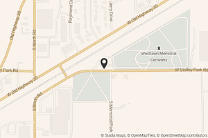 Map with location marker