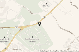 Map with location marker