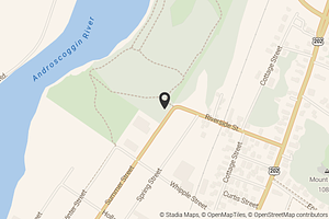 Map with location marker