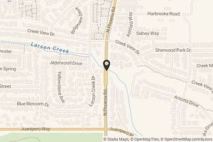 Map with location marker