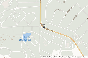 Map with location marker