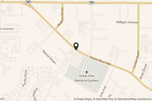 Map with location marker