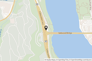 Map with location marker