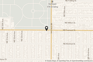 Map with location marker