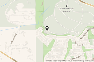 Map with location marker