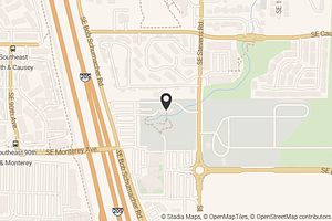 Map with location marker