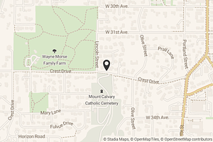 Map with location marker