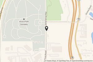 Map with location marker