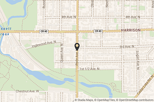 Map with location marker