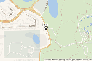 Map with location marker