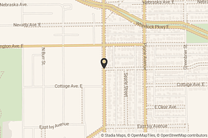 Map with location marker