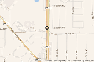 Map with location marker