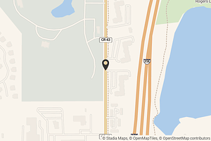 Map with location marker