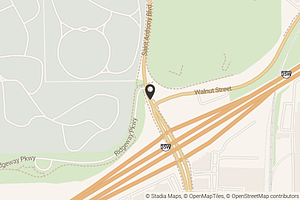 Map with location marker