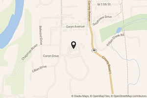 Map with location marker