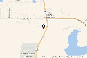 Map with location marker