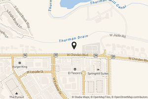 Map with location marker