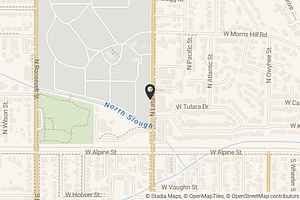 Map with location marker