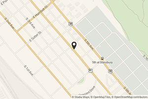 Map with location marker