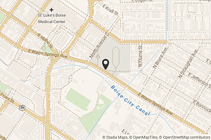 Map with location marker