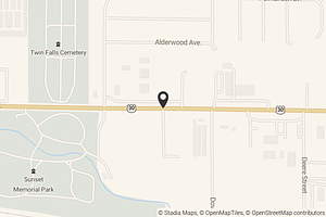 Map with location marker