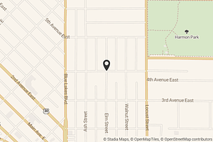 Map with location marker