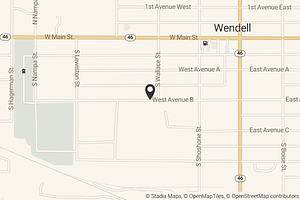 Map with location marker