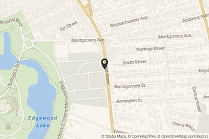 Map with location marker