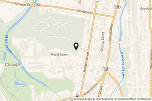 Map with location marker