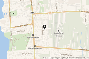 Map with location marker