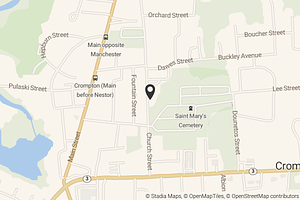 Map with location marker