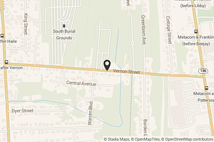 Map with location marker