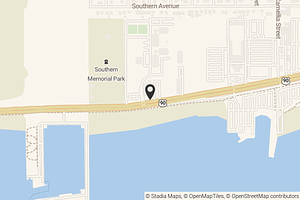 Map with location marker