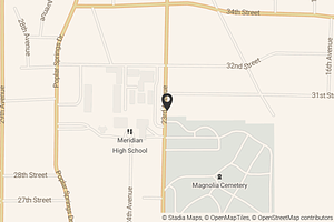 Map with location marker