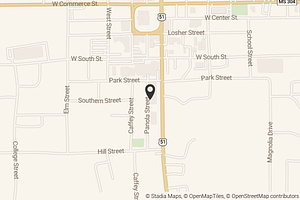 Map with location marker